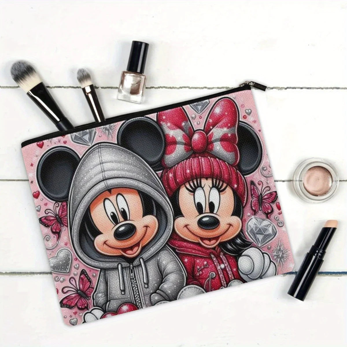 1 Disney Mickey and Minnie Makeup Travel bag