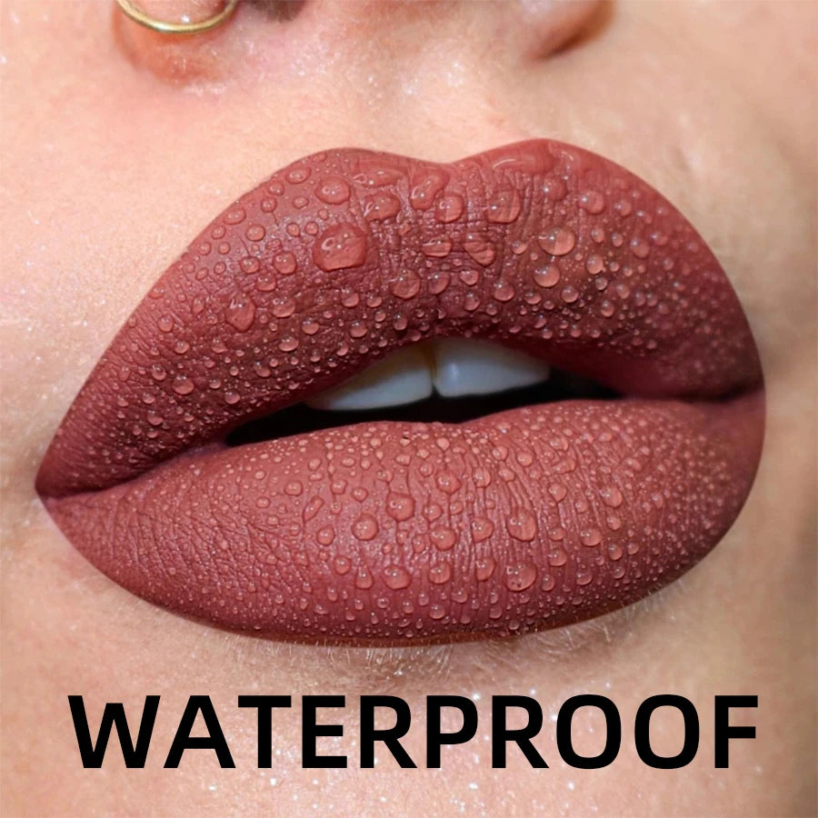 Matte Velvet Lip Gloss Waterproof Liquid Lipstick