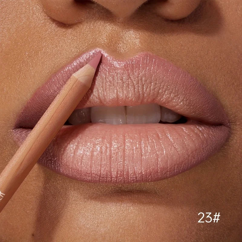 1pc Matte Lipstick & Liner Pen, Waterproof, Long-Lasting, Non-Stick, Berry Shades for All Skin Types