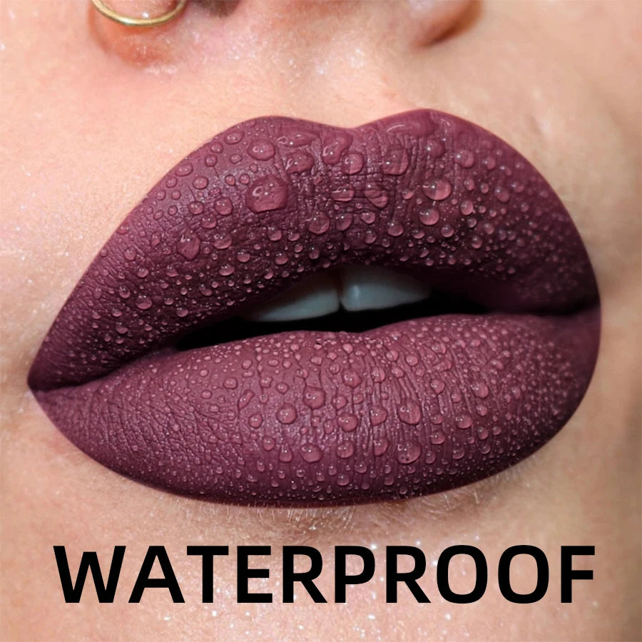 Matte Velvet Lip Gloss Waterproof Liquid Lipstick