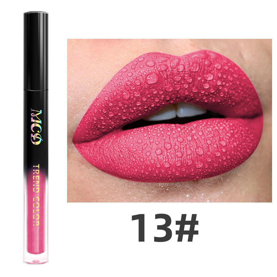 Matte Velvet Lip Gloss Waterproof Liquid Lipstick