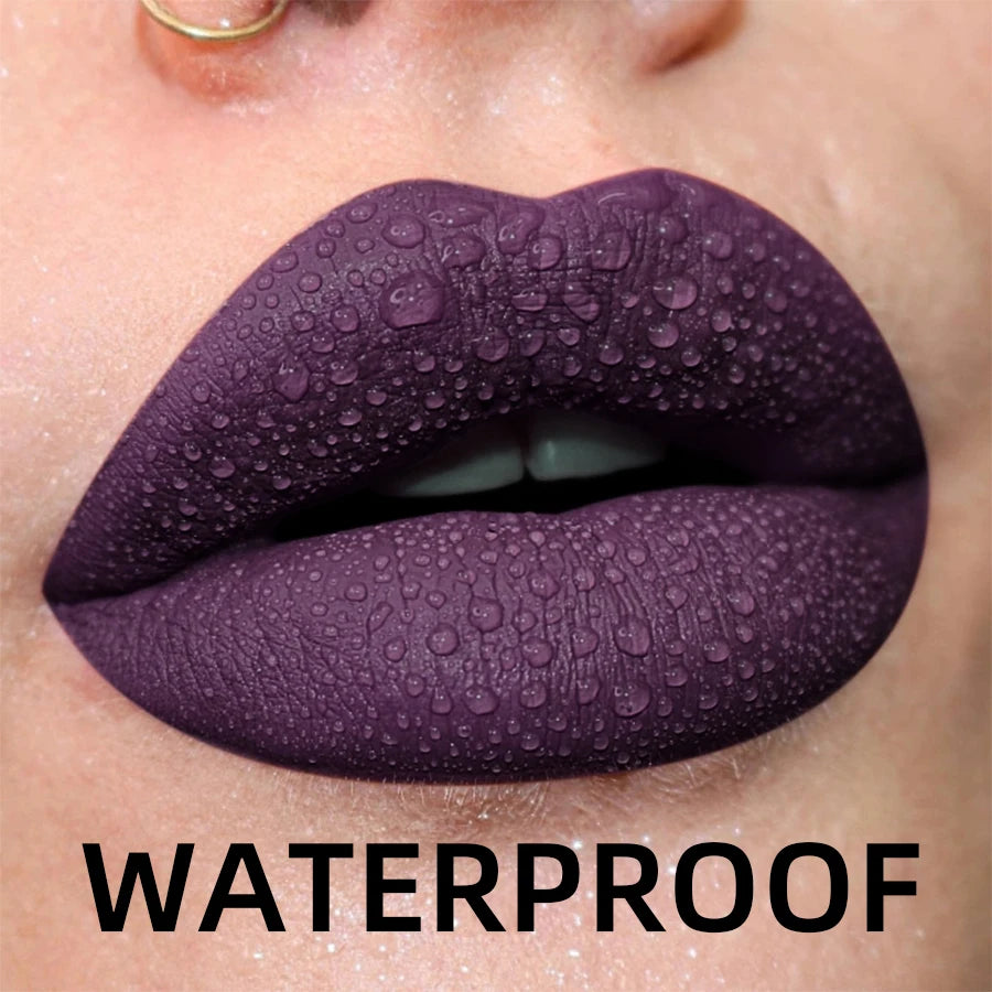 Matte Velvet Lip Gloss Waterproof Liquid Lipstick