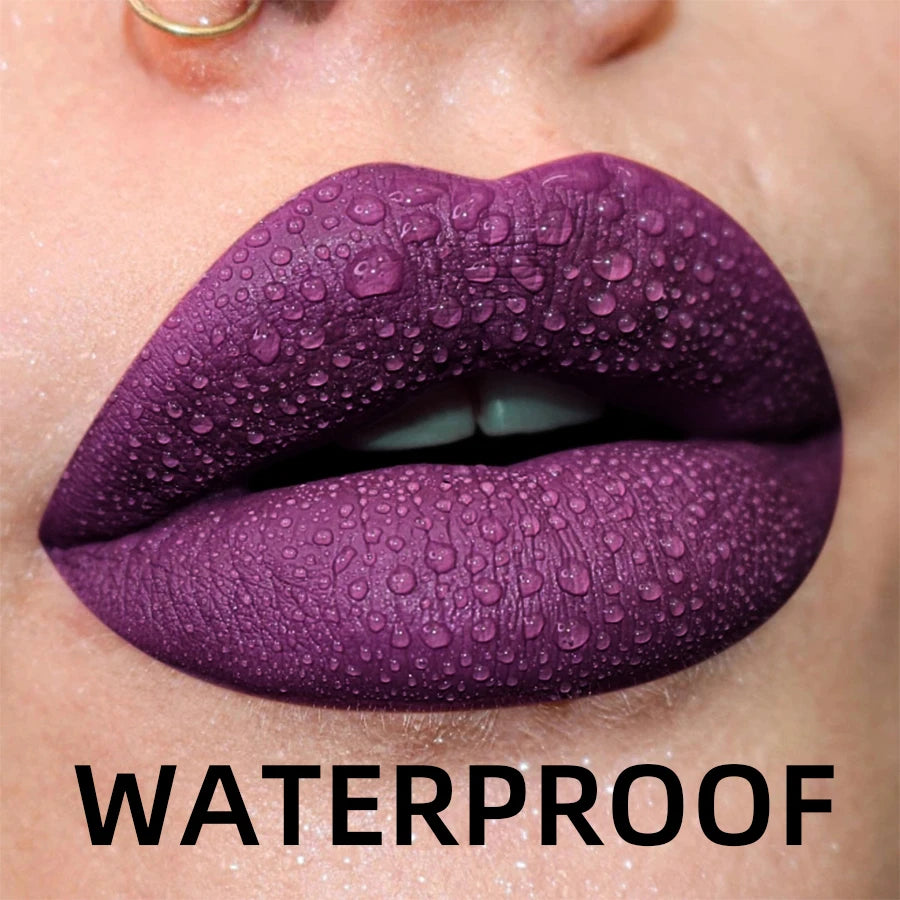 Matte Velvet Lip Gloss Waterproof Liquid Lipstick