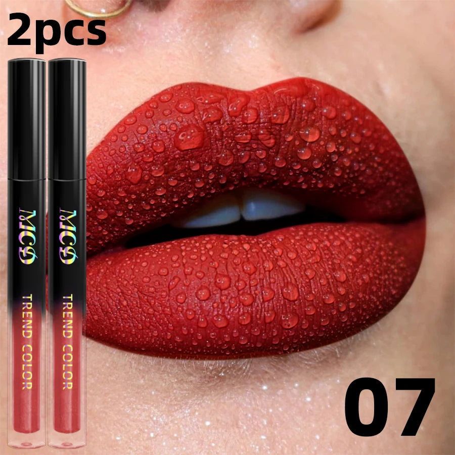 Matte Velvet Lip Gloss Waterproof Liquid Lipstick