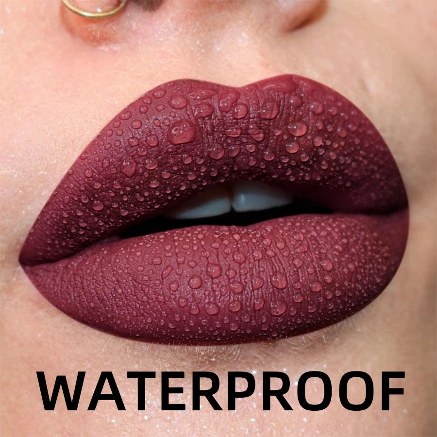 Matte Velvet Lip Gloss Waterproof Liquid Lipstick